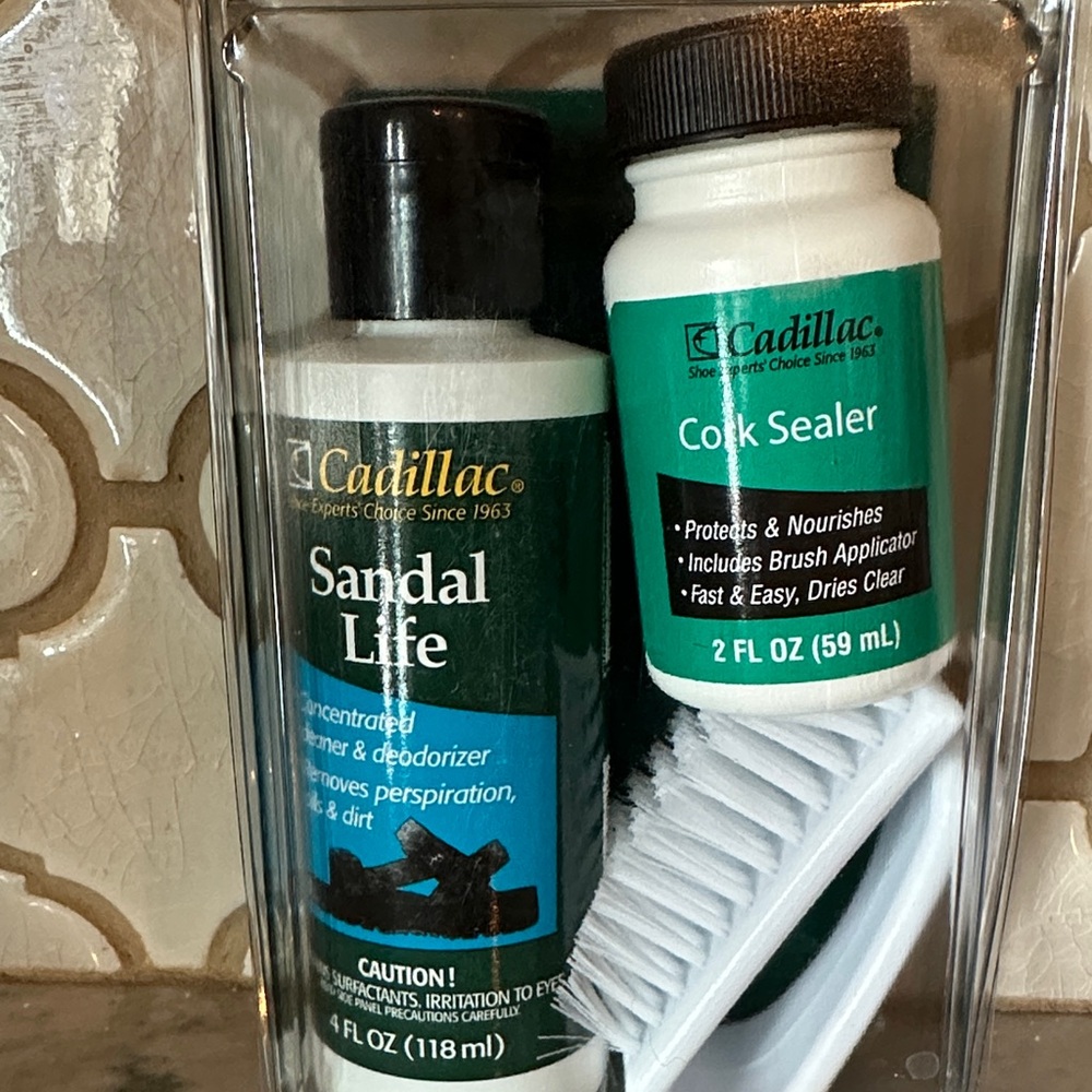 Cadillac Sandal Life and Cork Sealer Kit - White and Green